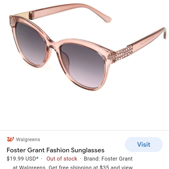Foster Grant Fashion Sunglasses - Picture 1 of 8